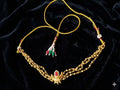 Golden 3-Layer Chandrakor Pendant Choker