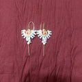 Classic Meenakari Bridal Earcuffs | Pearl & AD Festive Bugdi