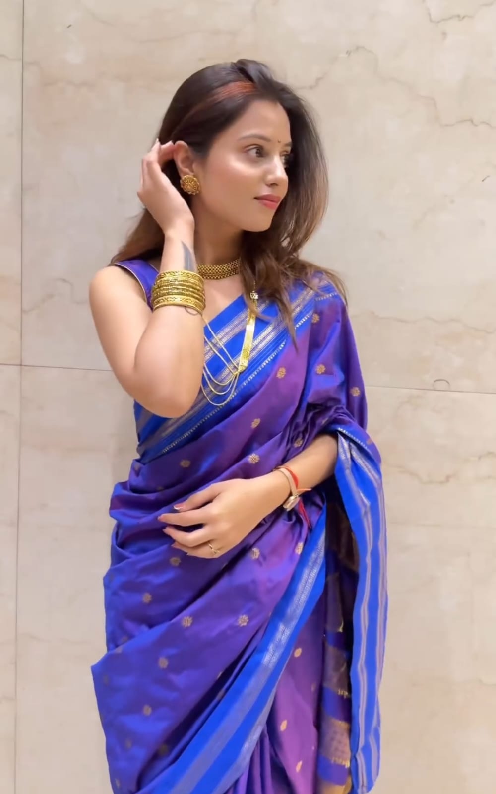 नारायणपेठ पैठणी साडी (Narayanpeth Paithani Saree)