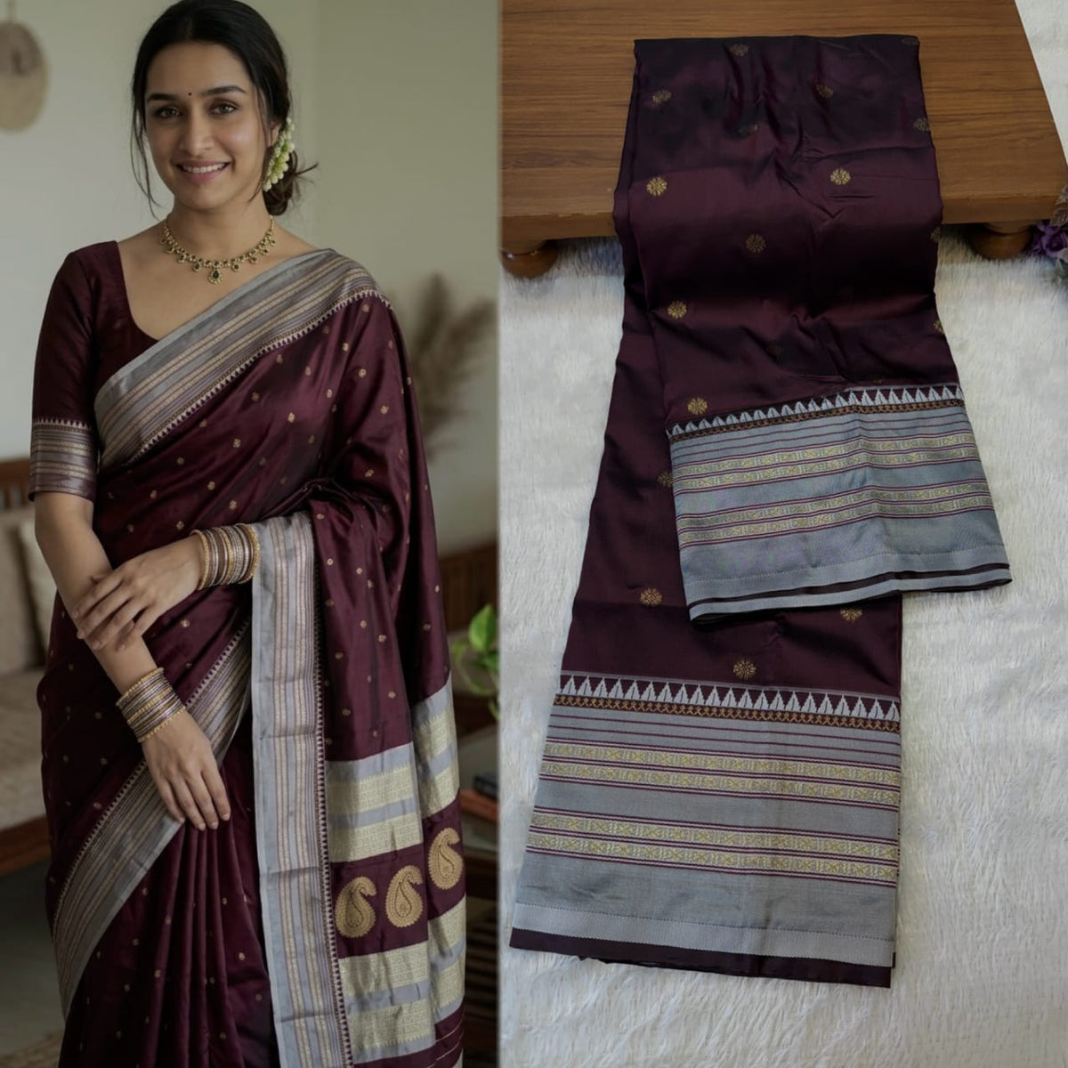 नारायणपेठ पैठणी साडी (Narayanpeth Paithani Saree)