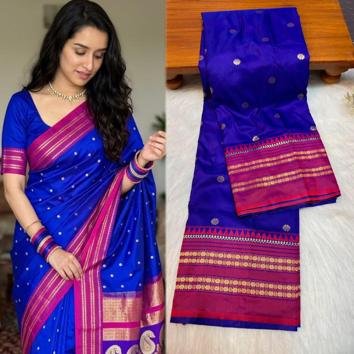 नारायणपेठ पैठणी साडी (Narayanpeth Paithani Saree)