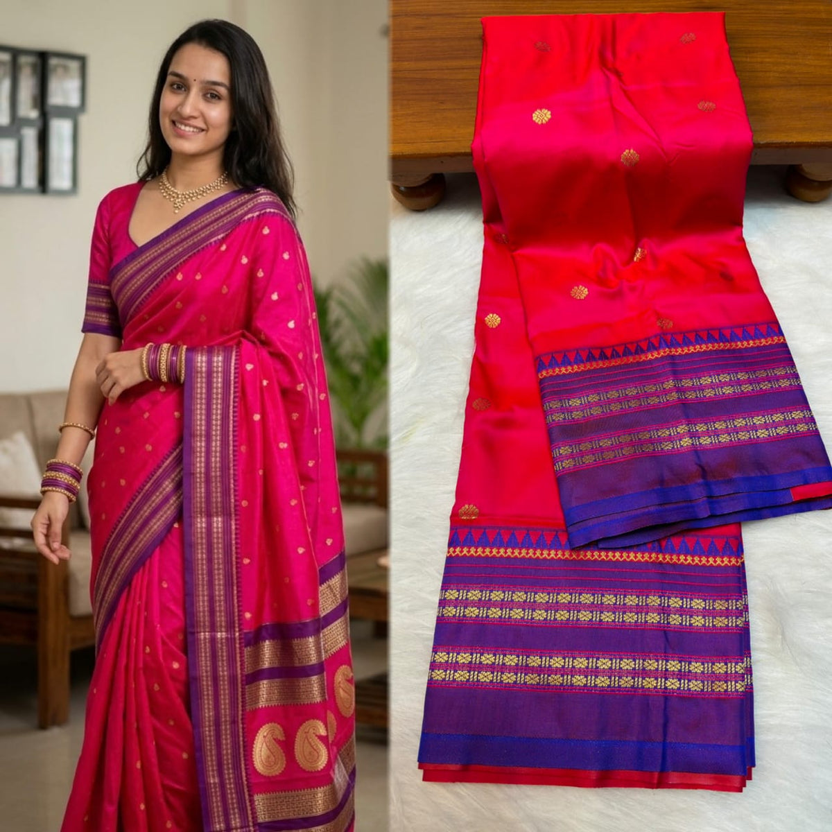 नारायणपेठ पैठणी साडी (Narayanpeth Paithani Saree)