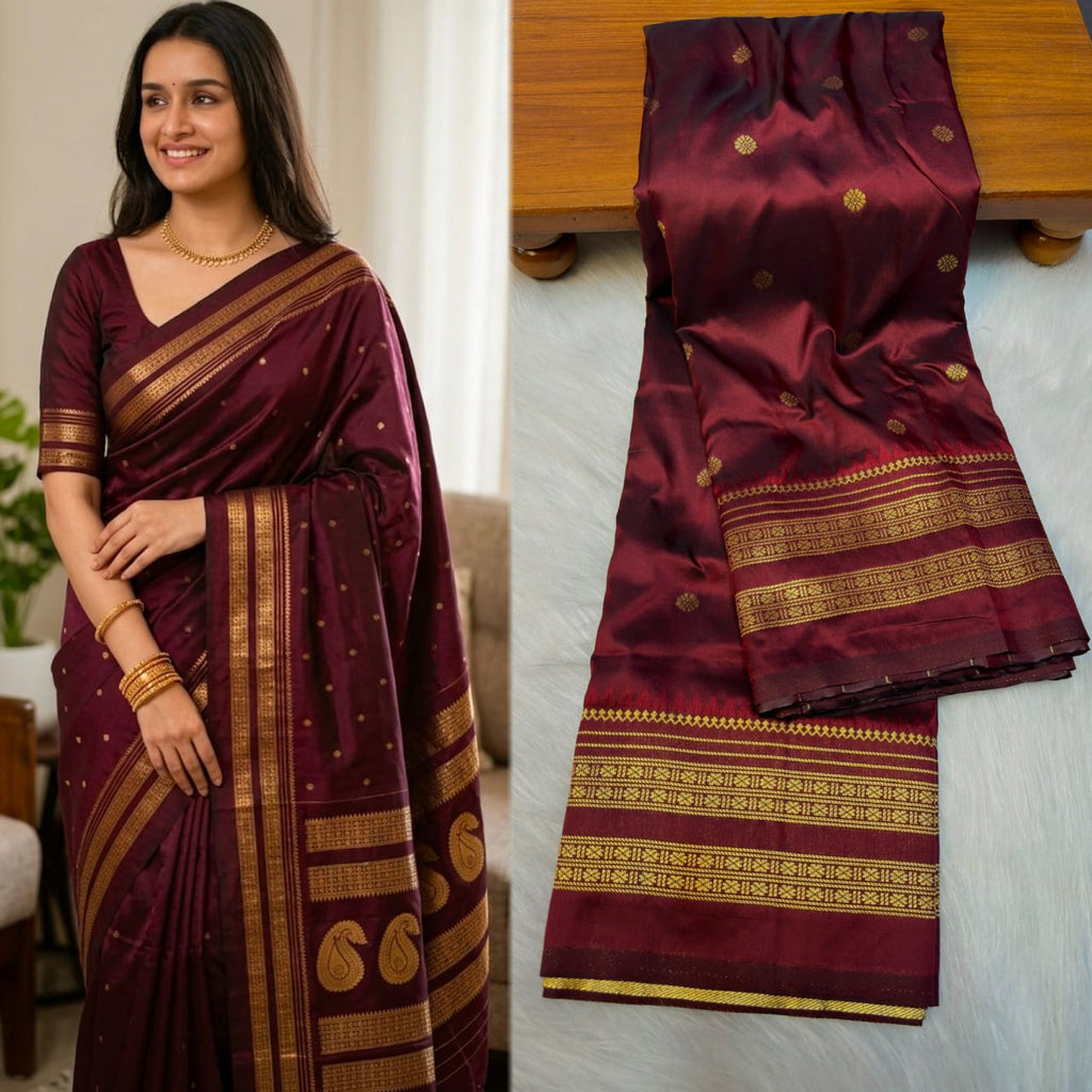 नारायणपेठ पैठणी साडी (Narayanpeth Paithani Saree)