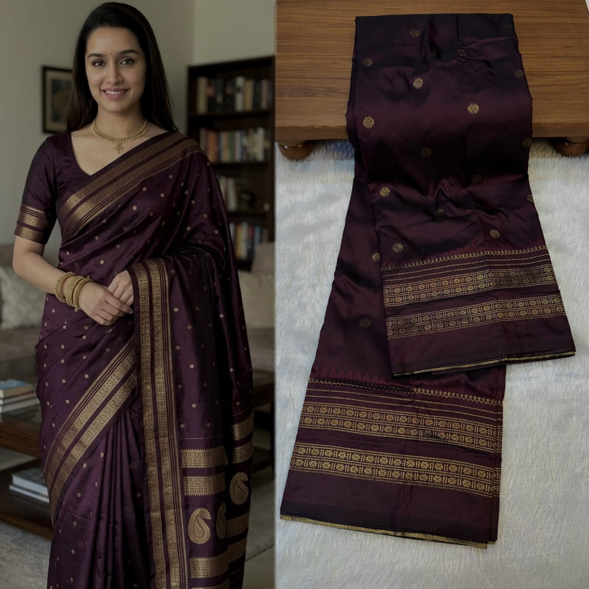 नारायणपेठ पैठणी साडी (Narayanpeth Paithani Saree)