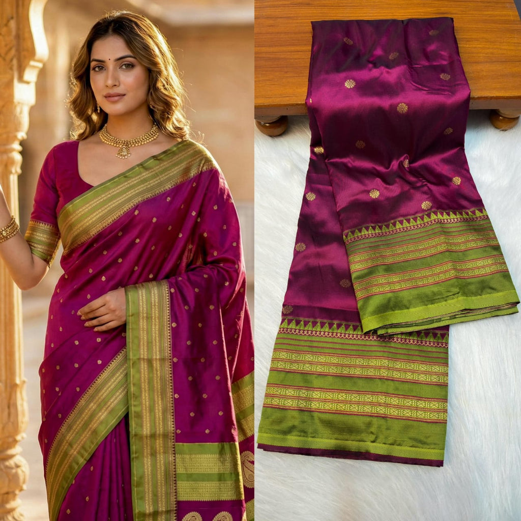 नारायणपेठ पैठणी साडी (Narayanpeth Paithani Saree)