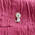 Maharashtrian Peacock Nath | Traditional Pearl Nosepin | Bridal Nath
