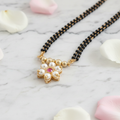 Floral Short Mangalsutra - No Rope