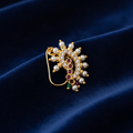 Maharashtrian Bridal Nath - Velvet Background