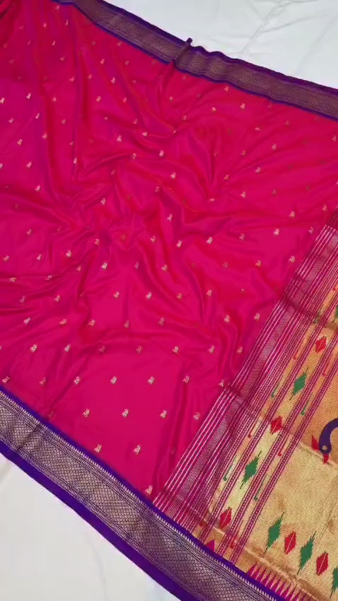 येवला फॅन्सी पल्लू पैठणी (   )
