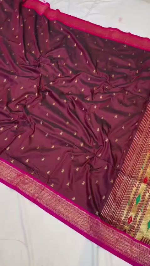 येवला फॅन्सी पल्लू पैठणी (   )