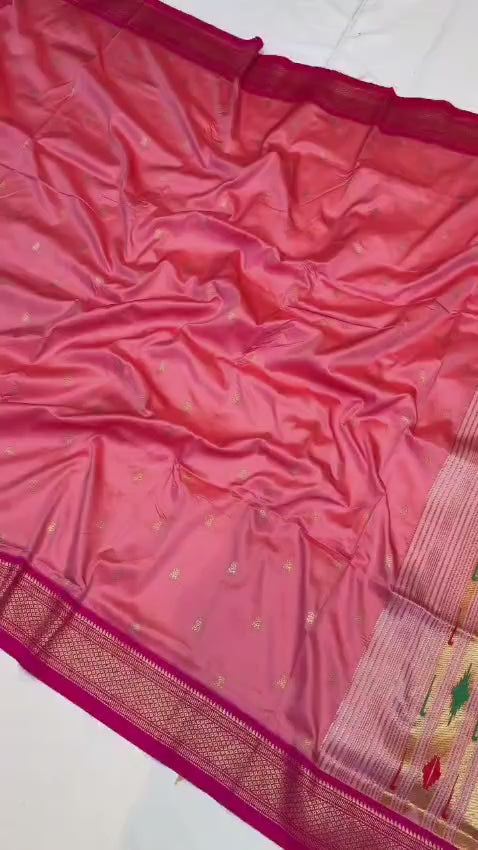येवला फॅन्सी पल्लू पैठणी (   )